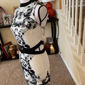 Black and white dress